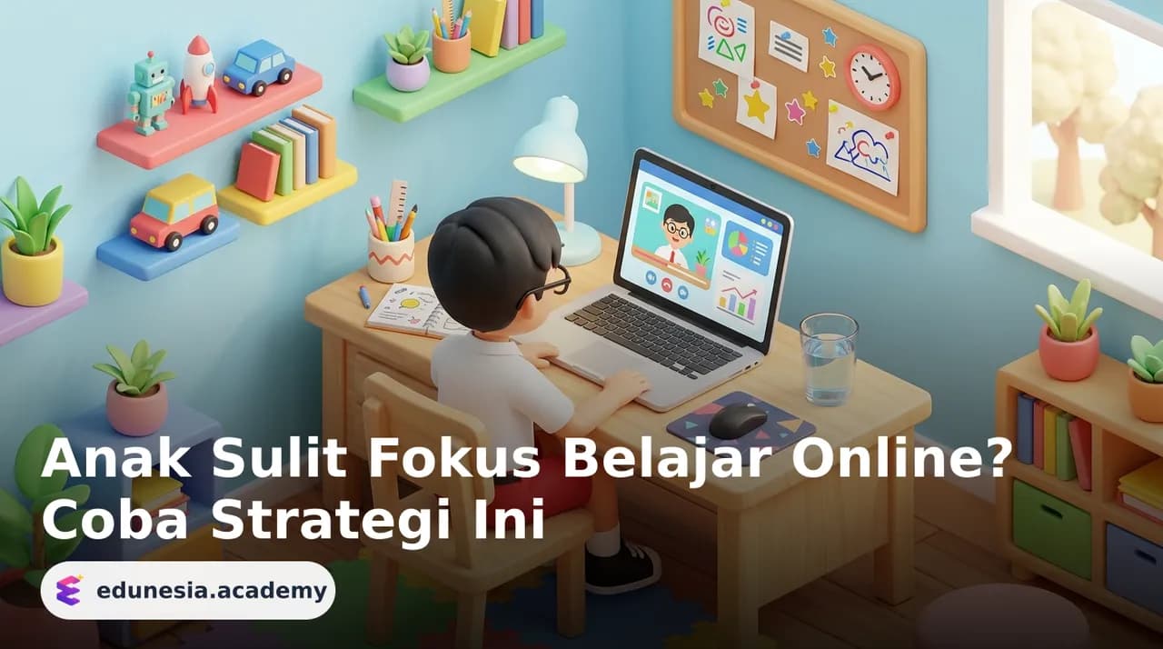 Anak Sulit Fokus Belajar Online? Coba Strategi Ini