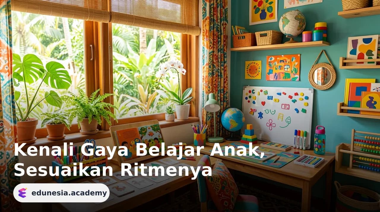 Kenali Gaya Belajar Anak, Sesuaikan Ritmenya